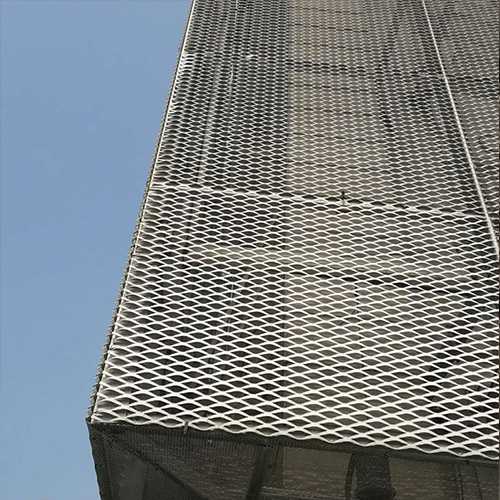 Facade Aluminum Expanded Metal Mesh for Architectural decoration